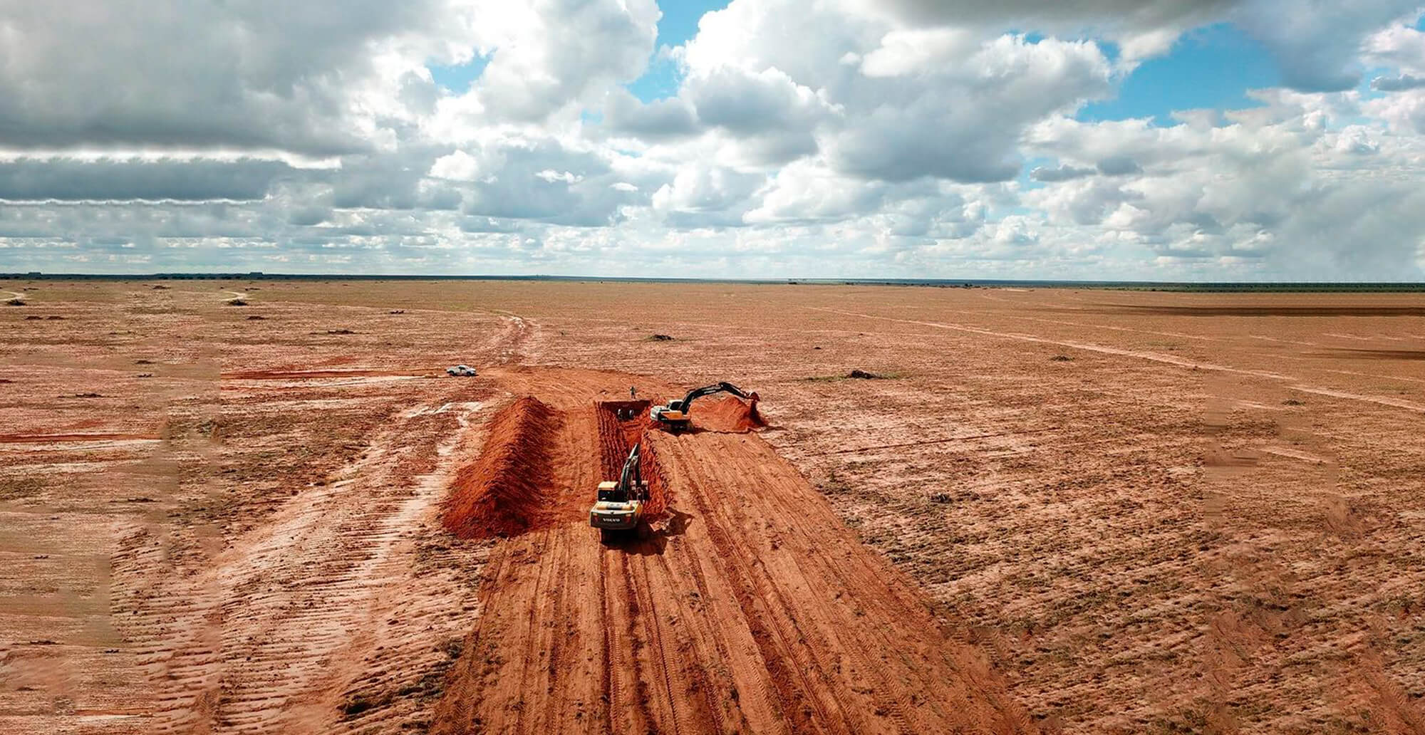 Terraplanagem e construção de barragens