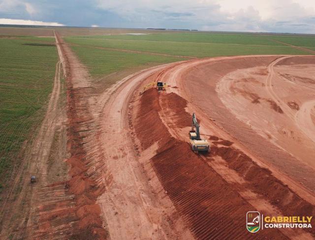 Acabamentos em um Reservatório para Irrigação Fazenda Santo Antônio - Franciosi Agro